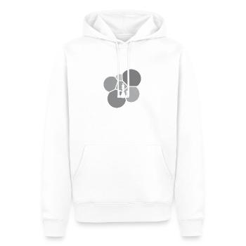Schachmatt Schachbrett Bischof - Männer Premium Bio Hoodie - Weiß - Vorne - Nico (187cm)