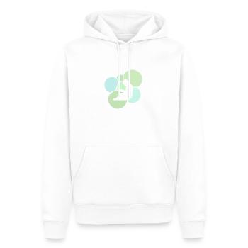Häkeln Stricken Faden - Männer Premium Bio Hoodie - Weiß - Vorne - Nico (187cm)