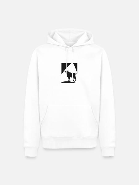 Milch Kuh Milch - Männer Premium Bio Hoodie - Weiß