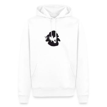 Drôle de calopsitte calopsitte perruche - Sweat à capuche Premium bio Homme - blanc - Devant - Nico (187cm)