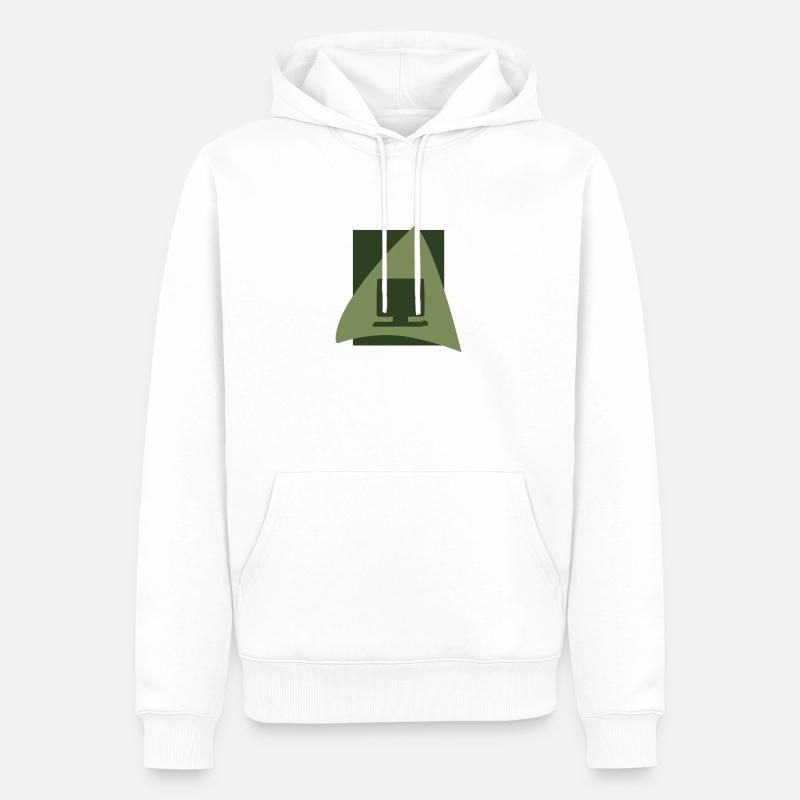 Informatique informatique Internet - Sweat à capuche Premium bio Homme - blanc