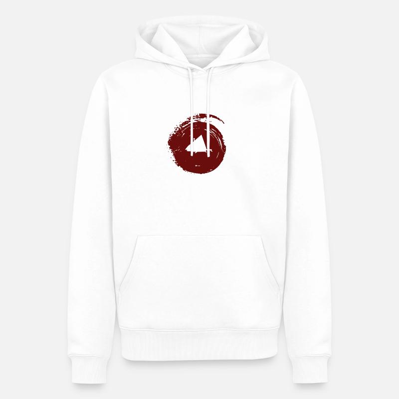 Haus Modern Modern - Männer Premium Bio Hoodie - Weiß