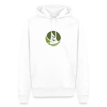 Emmentaler Käse Parmesan - Männer Premium Bio Hoodie - Weiß - Vorne - Nico (187cm)