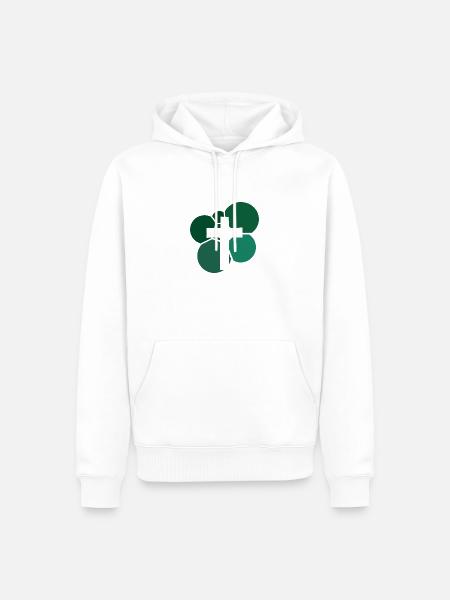 Bibelvers Bibelvers Kirche - Männer Premium Bio Hoodie - Weiß