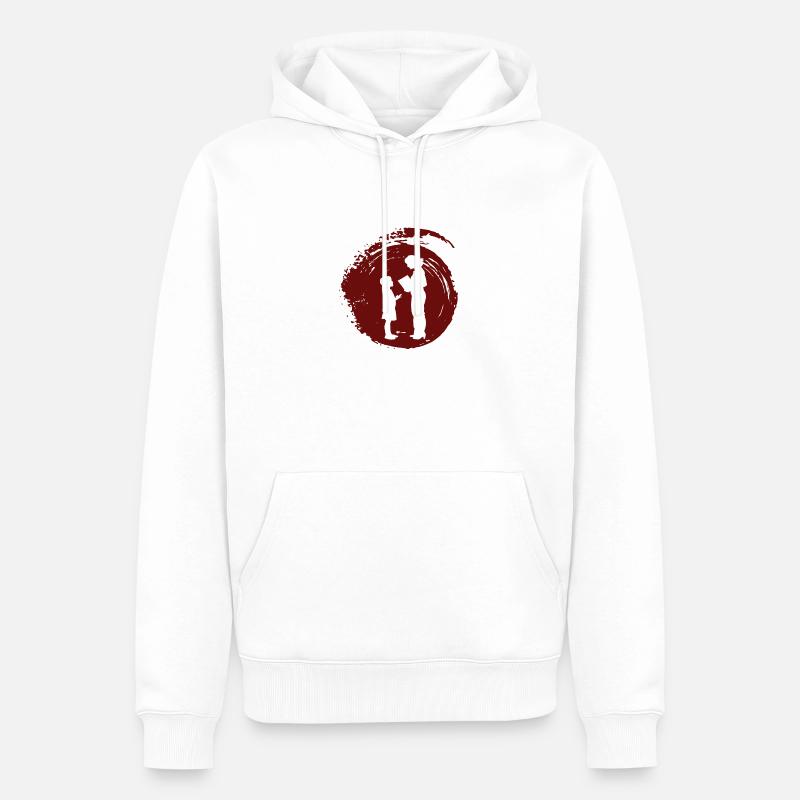 Grundschullehrer Schule - Männer Premium Bio Hoodie - Weiß