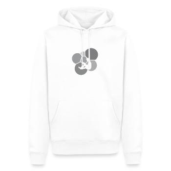 Buch Bildung Literatur - Männer Premium Bio Hoodie - Weiß - Vorne - Nico (187cm)