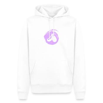 Vegan Animal Rights Sain - Sweat à capuche Premium bio Homme - blanc - Devant - Nico (187cm)