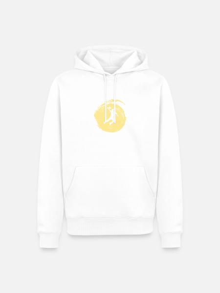 Spiel Säcke - Männer Premium Bio Hoodie - Weiß