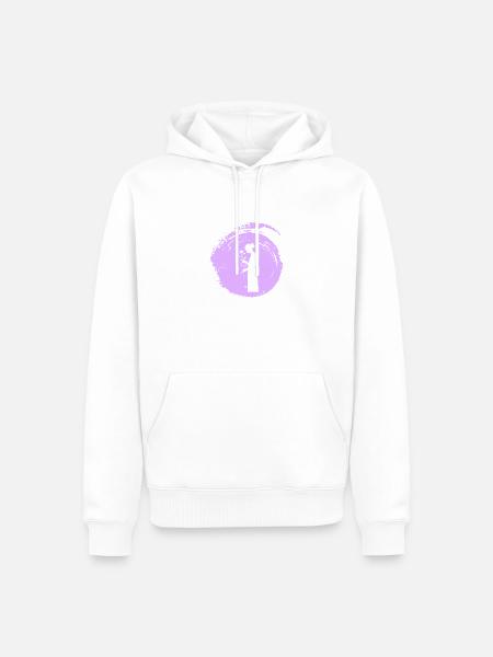Floristik Hobbygärtner Blumenstrau - Männer Premium Bio Hoodie - Weiß