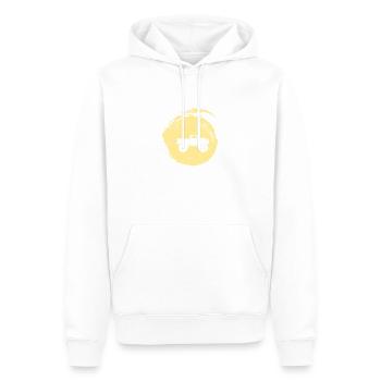 Reifen Monstertruck - Männer Premium Bio Hoodie - Weiß - Vorne - Nico (187cm)