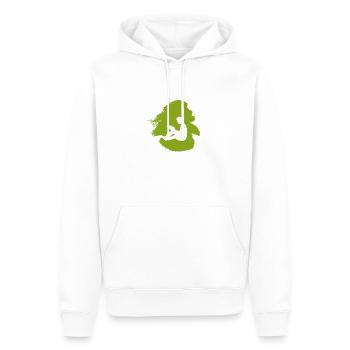 Bookworm Book Author - Men’s Premium Organic Hoodie - white - Front - Nico (187cm)