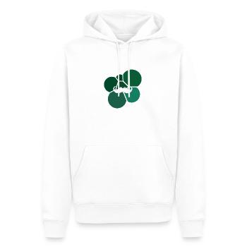 Bart November Schnurrbart - Männer Premium Bio Hoodie - Weiß - Vorne - Nico (187cm)