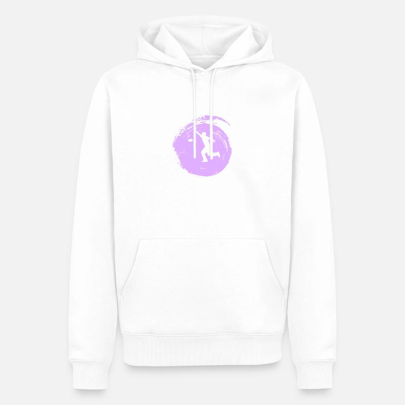Cornhole Turnier - Männer Premium Bio Hoodie - Weiß