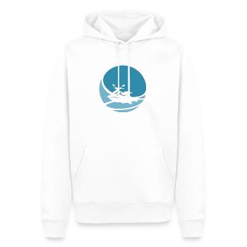 Wasserski Motorschlitten Jetski - Männer Premium Bio Hoodie - Weiß - Vorne - Nico (187cm)
