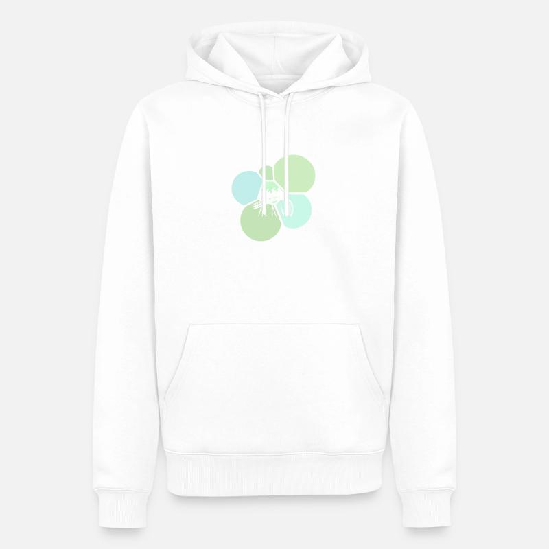 Rummel rollercoaster Lukas - Männer Premium Bio Hoodie - Weiß