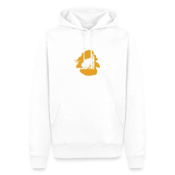 Achterbahn Rummel - Männer Premium Bio Hoodie - Weiß - Vorne - Nico (187cm)