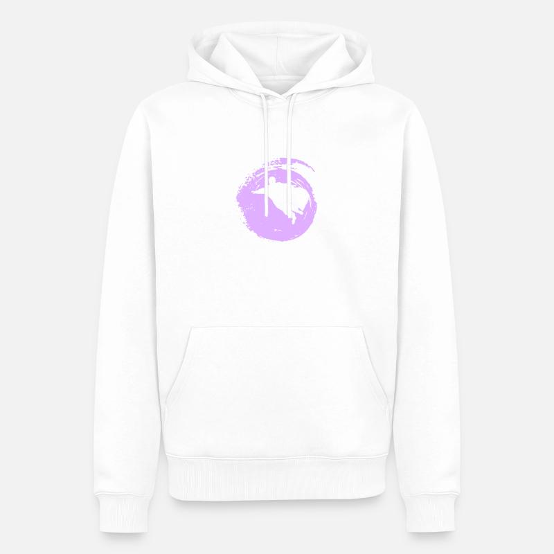 Wingsuit Glide - Sweat à capuche Premium bio Homme - blanc