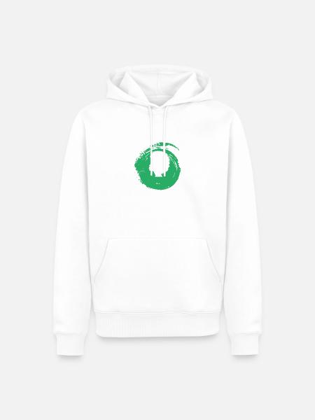 Groove Afro Funky - Männer Premium Bio Hoodie - Weiß