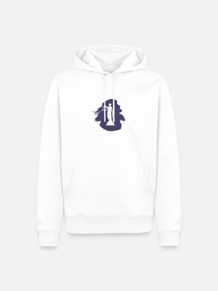 Anwalt Behandlung Absatz - Männer Premium Bio Hoodie - Weiß