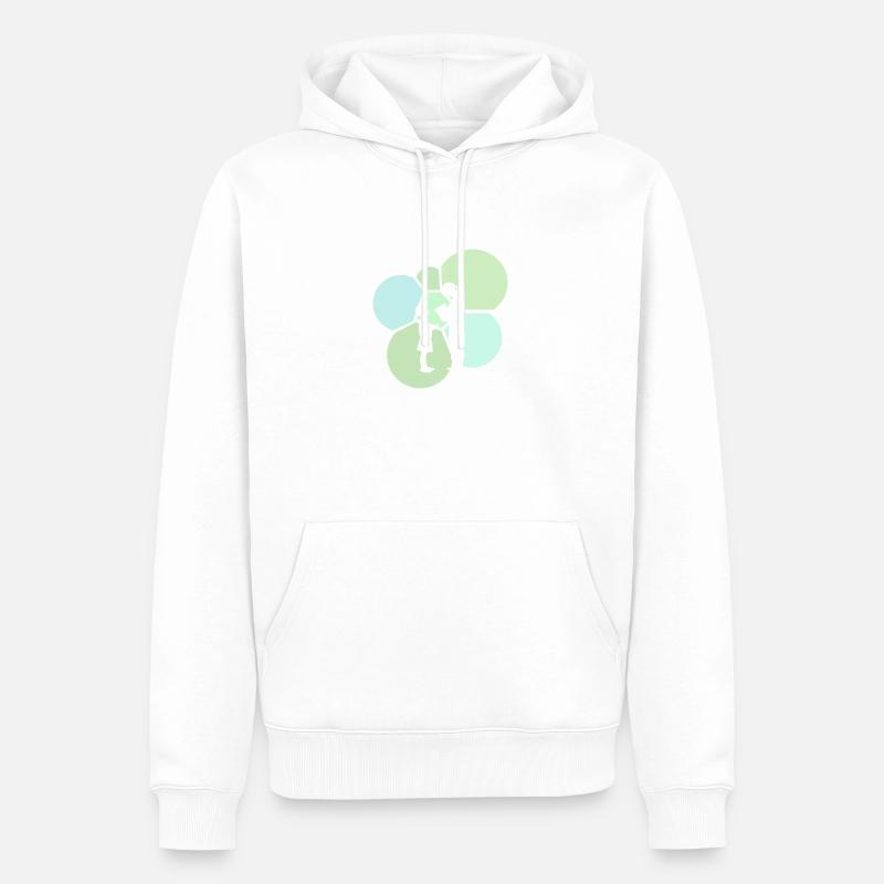 Enseignant à l’école primaire - Sweat à capuche Premium bio Homme - blanc