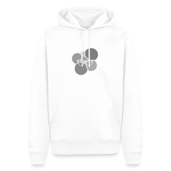 Éducation sur les rats de bibliothèque - Sweat à capuche Premium bio Homme - blanc - Devant - Nico (187cm)