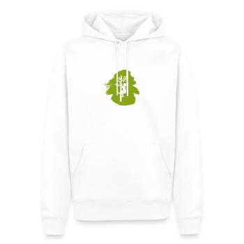 Escalade Singe Escalade - Sweat à capuche Premium bio Homme - blanc - Devant - Nico (187cm)