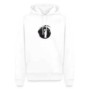Bouquet d’arrosoir de fleuriste - Sweat à capuche Premium bio Homme - blanc - Devant - Nico (187cm)