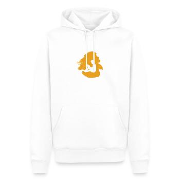 Leseratte Writing Bildung - Männer Premium Bio Hoodie - Weiß - Vorne - Nico (187cm)