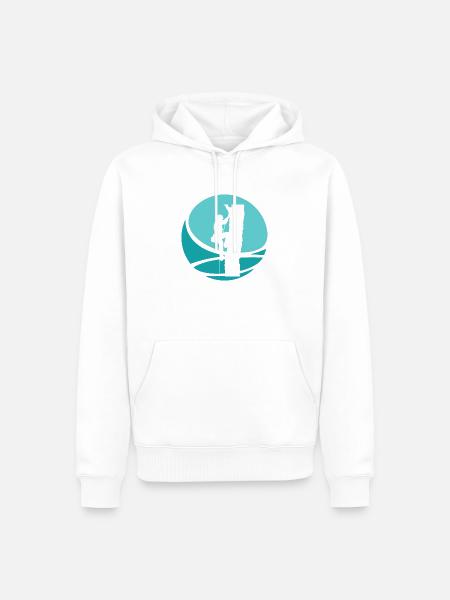 Klettern Baumklettern Aufstieg - Männer Premium Bio Hoodie - Weiß