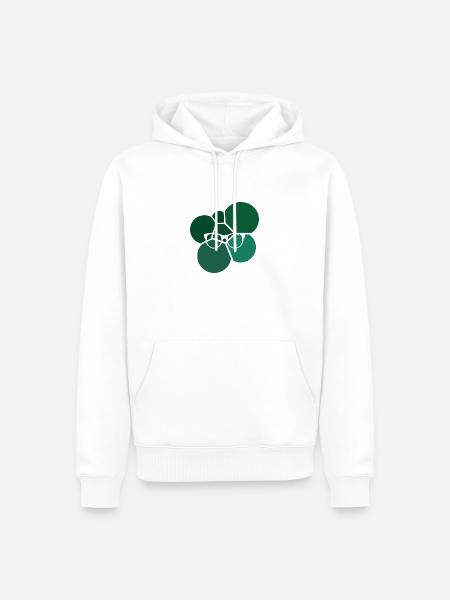 Buch Bildung Roman - Männer Premium Bio Hoodie - Weiß