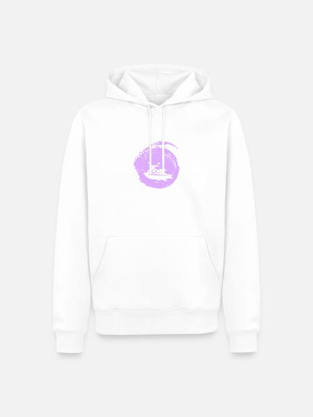 Jetski Motorboot - Männer Premium Bio Hoodie - Weiß