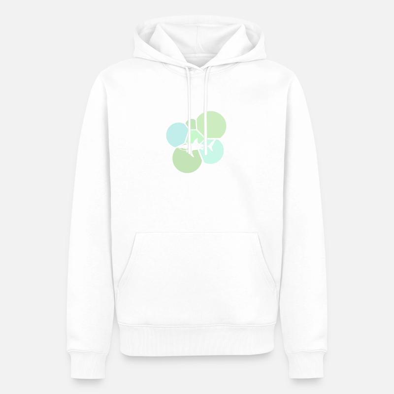 Requin Créature marine - Sweat à capuche Premium bio Homme - blanc