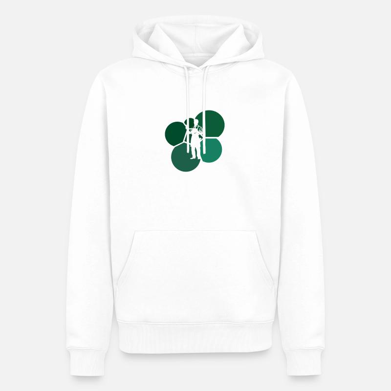 Kellner Bar Bistro - Männer Premium Bio Hoodie - Weiß