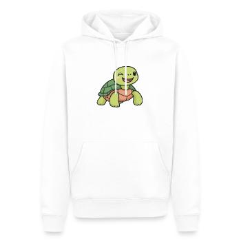 Turtle Schildkröten Uralt - Männer Premium Bio Hoodie - Weiß - Vorne - Nico (187cm)