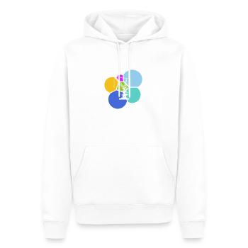 Kranfahrer Hausbau - Männer Premium Bio Hoodie - Weiß - Vorne - Nico (187cm)