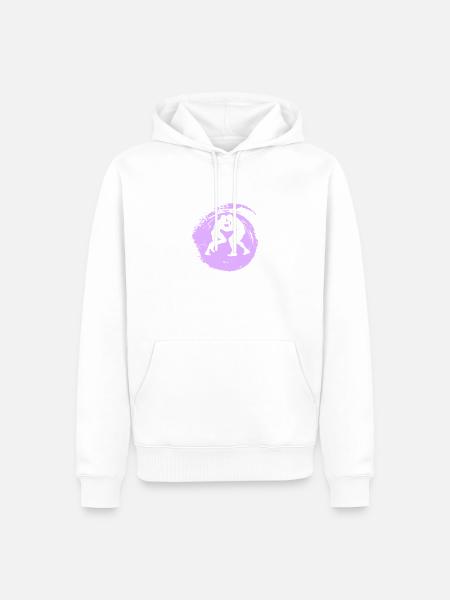 Wrestling Kampfkunst Wrestler - Männer Premium Bio Hoodie - Weiß