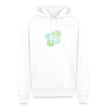 Canne à pêche - Sweat à capuche Premium bio Homme - blanc - Devant - Nico (187cm)