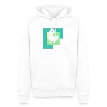 Enten Entchen Gans - Männer Premium Bio Hoodie - Weiß - Vorne - Nico (187cm)