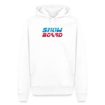 Snowboard - Männer Premium Bio Hoodie - Weiß - Vorne - Nico (187cm)