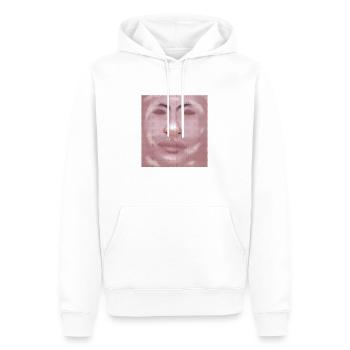 Breath - Männer Premium Bio Hoodie - Weiß - Vorne - Nico (187cm)