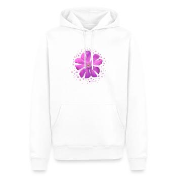 pink flower - Männer Premium Bio Hoodie - Weiß - Vorne - Nico (187cm)