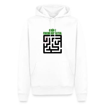 Witze Grüne Die Grünen Habeck Baerbock Partei Öko - Männer Premium Bio Hoodie - Weiß - Vorne - Nico (187cm)