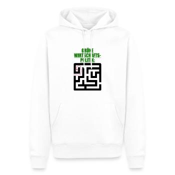 Witze Grüne Die Grünen Habeck Baerbock Partei Öko - Männer Premium Bio Hoodie - Weiß - Vorne - Nico (187cm)