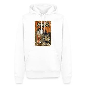 DC Comics Originals Batman Joker En Japonais - Sweat à capuche Premium bio Homme - blanc - Devant - Nico (187cm)