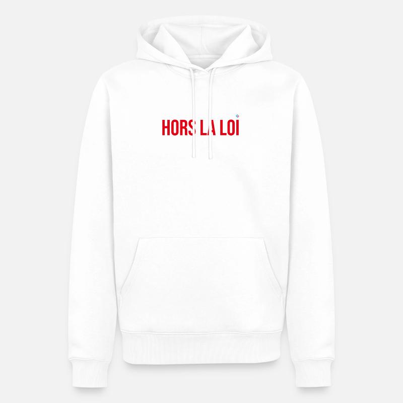 Ächten - Männer Premium Bio Hoodie - Weiß