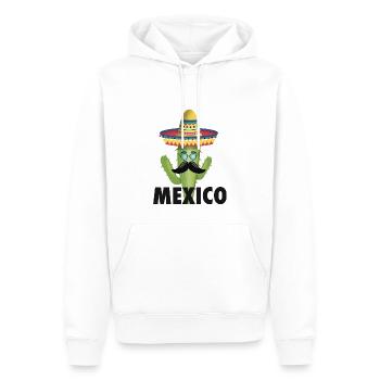 Mexico - Men’s Premium Organic Hoodie - white - Front - Nico (187cm)