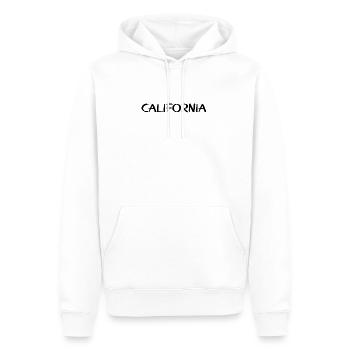 Californie - Sweat à capuche Premium bio Homme - blanc - Devant - Nico (187cm)