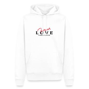 Love You Forever Family lover - Männer Premium Bio Hoodie - Weiß - Vorne - Nico (187cm)