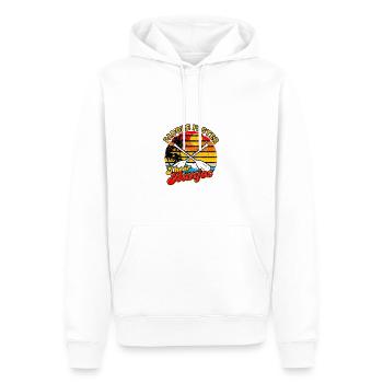Schneller paddeln Ich höre Banjos - River Camping - Männer Premium Bio Hoodie - Weiß - Vorne - Nico (187cm)