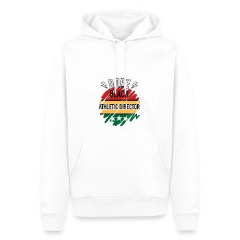 Sportdirektor des Black History Month Juneteenth - Männer Premium Bio Hoodie - Weiß - Vorne - Nico (187cm)